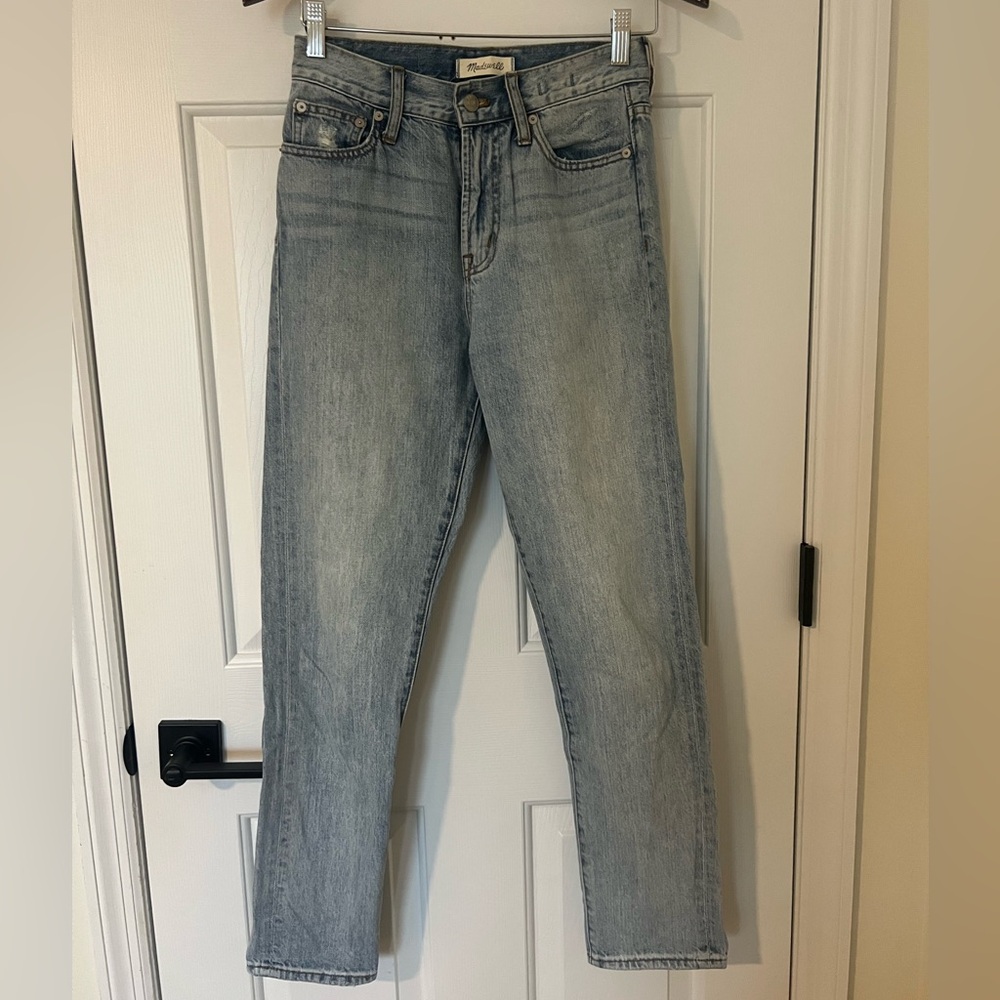 Madewell Light Blue Straight Leg Jeans